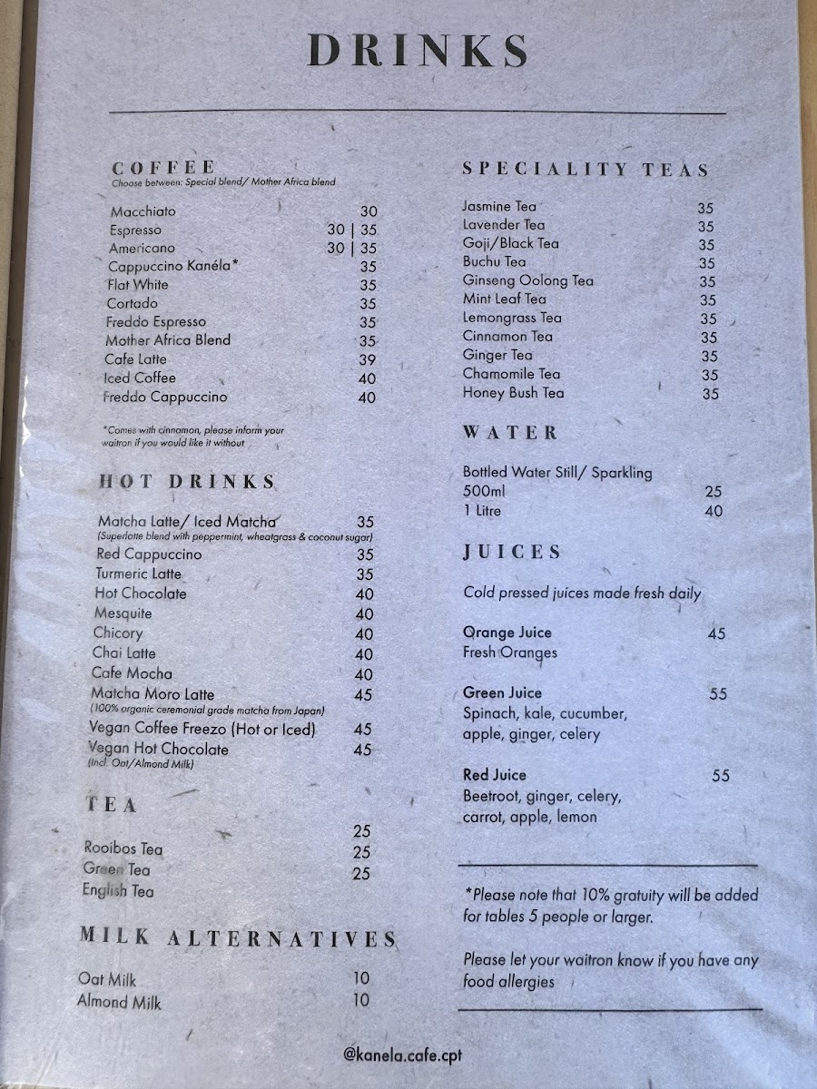 Menu Kanéla Café-1